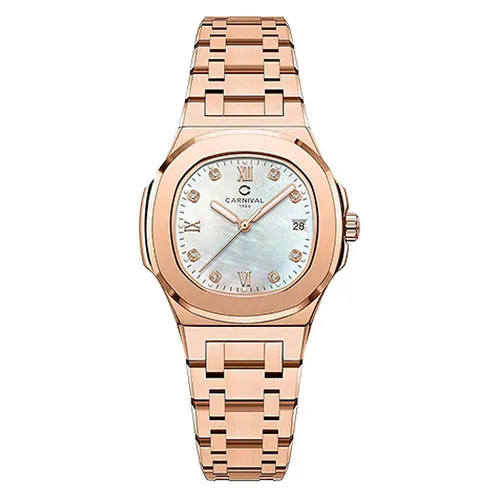 Đồng Hồ Nữ Carnival 8160L-VH-TK Màu Vàng Gold