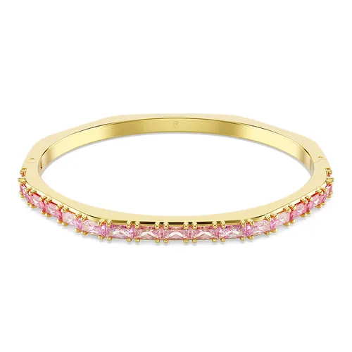 Vòng Đeo Tay Nữ Swarovski Matrix Bangle 5720623 Màu Vàng/Hồng Size S