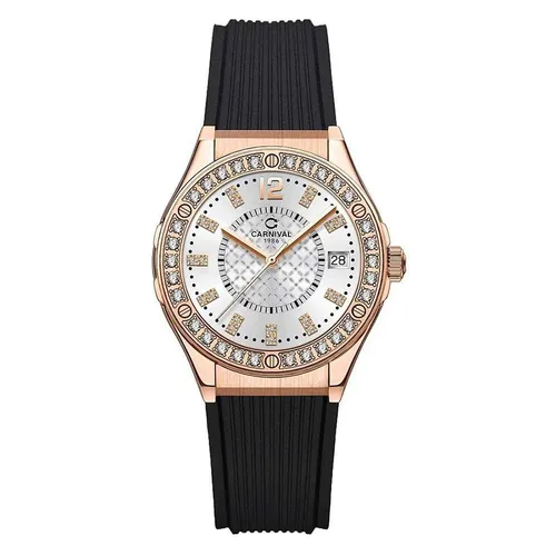 Đồng Hồ Nữ Carnival 8173L2-VH-DCS-T Màu Vàng Trắng