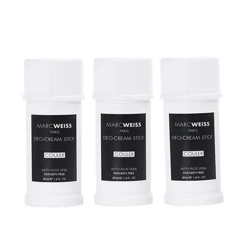 Combo 3 Thanh Khử Mùi Hương Nước Hoa Ngăn Mồ Hôi Marcweiss Paris Deo-Cream Stick Couler (3 x 40ml)