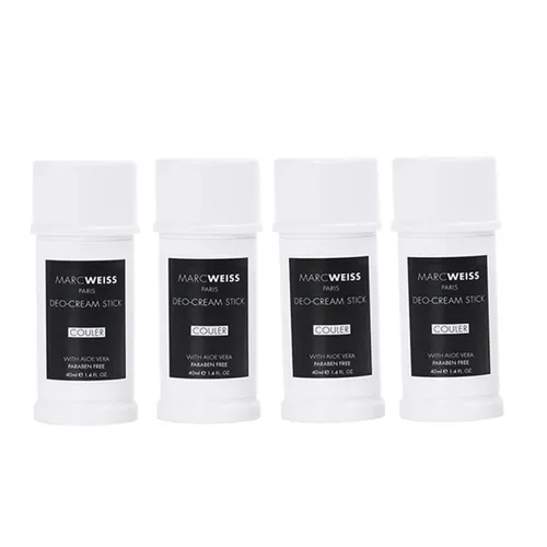 Combo 4 Thanh Khử Mùi Hương Nước Hoa Ngăn Mồ Hôi Marcweiss Paris Deo-Cream Stick Couler (4 x 40ml)
