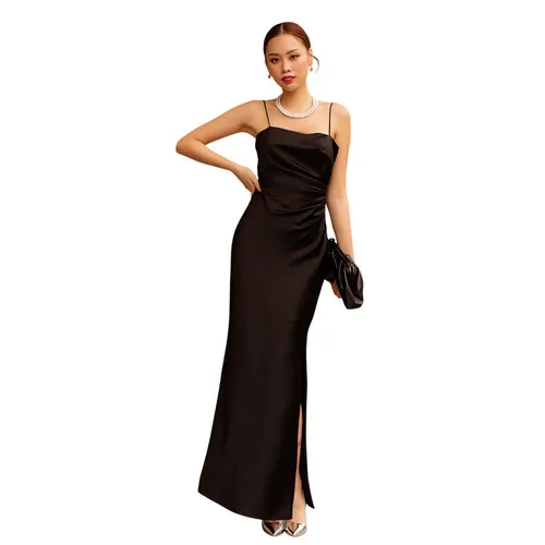 Váy Body Hai Dây F2 Fashion & Freedom D591-ĐEN-S-0622 Màu Đen Size S