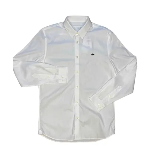 Áo Sơ Mi Nam Lacoste Shirt Màu Trắng Size 39