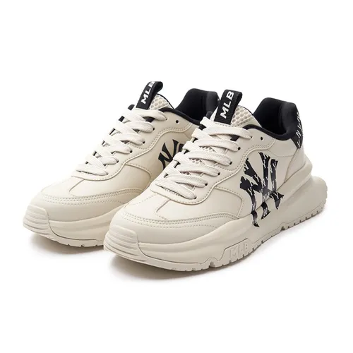 Giày Thể Thao MLB Chunky Runner Classic Monogram New York Yankees 3ASHCRM3N-50BKS Màu Đen Trắng Size 260