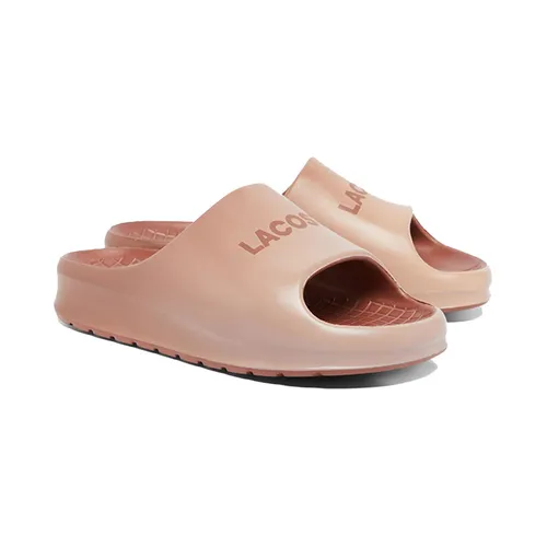 Dép Nữ Lacoste Women's Serve Slide 2.0 Brown 0100-LAC49CFA0028 Màu Nâu Size 3