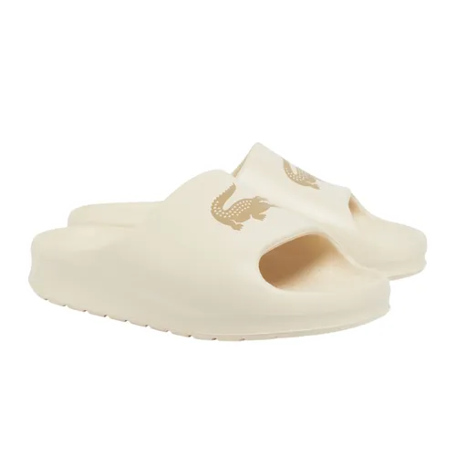 Dép Nữ Lacoste Serve Slide 2.0 49CFA0025 53S Màu Trắng Size 3