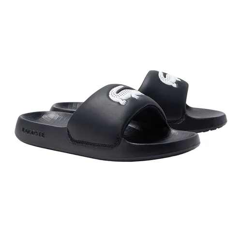 Dép Nam Lacoste Men's Serve Slide 1.0 45CMA0002 312 Màu Đen Size 6