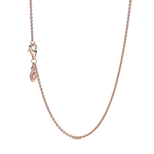 Dây Chuyền Nữ Pandora Classic Cable Chain Necklace 580413 Màu Vàng Hồng