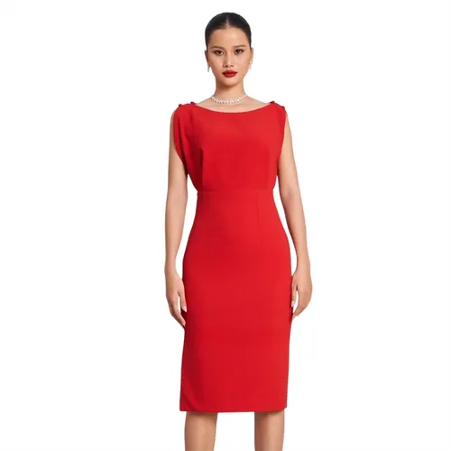 Váy Body Nữ F2 Fashion & Freedom Golden Girl Red Silk Dress D663-DO-S-1122 Màu Đỏ Size S