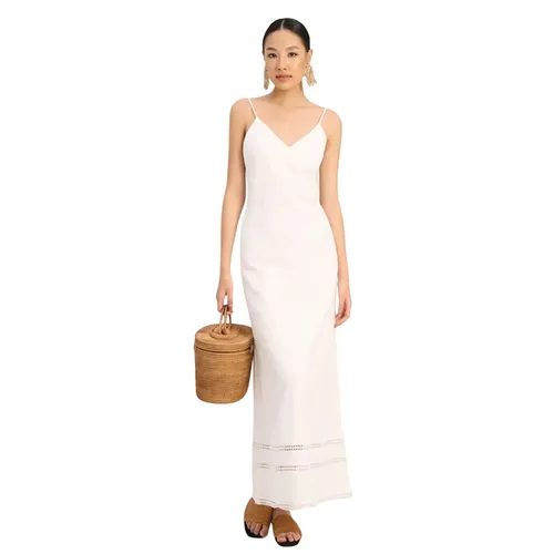 Váy Hai Dây Linen Nữ F2 Fashion & Freedom D680-TRẮNG-S-1122 Màu Trắng Size S