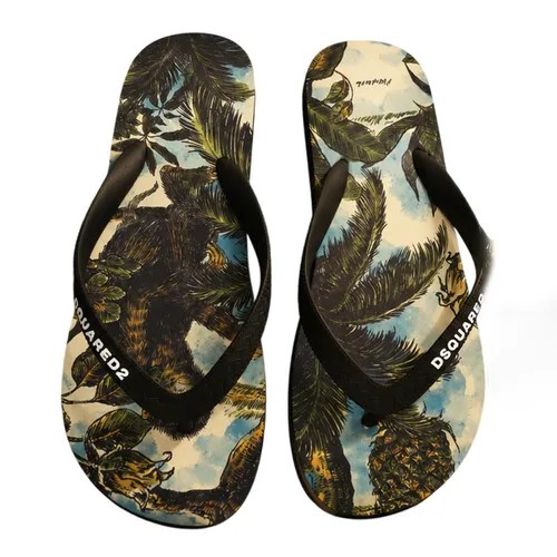 Dép Xỏ Ngón Nam Dsquared2 Forest Pattern FFM0001 17208755 M037 Phối Màu Size 39