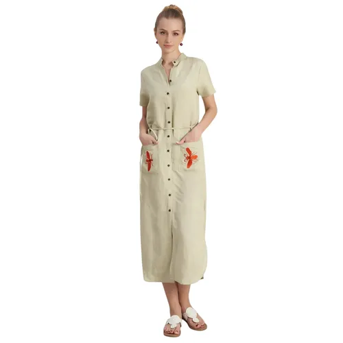 Váy Linen Nữ F2 Fashion & Freedom Hello New Day D375-MT-S-0323 Màu Xanh Size S