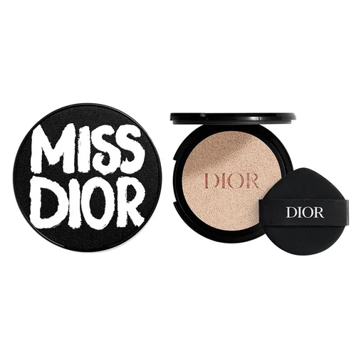 Combo Vỏ Case Dior Forever Couture Bold Black + Lõi Phấn Nước Forever Skin Glow Cushion Tone 0N