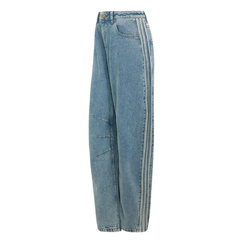 Quần Jean Nữ Adidas Barrel KQ6476 Màu Xanh Denim Size 2530