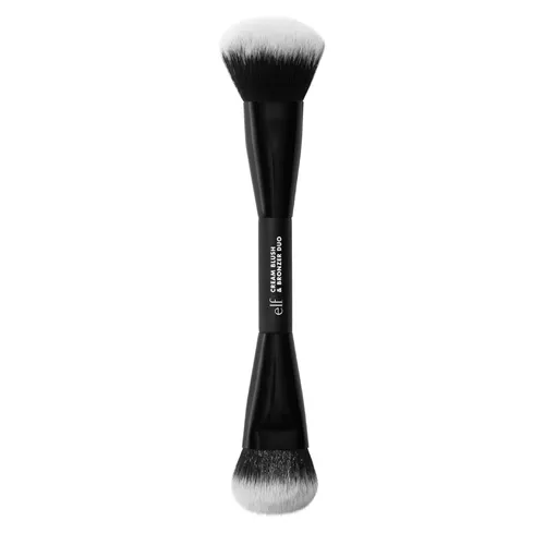 Cọ Trang Điểm Hai Đầu E.L.F Cream Blush & Bronzer Duo Brush Màu Đen