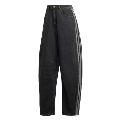 Quần Jean Nữ Adidas Barrel KQ6474 True Black Denim Màu Đen Xám Size 2530