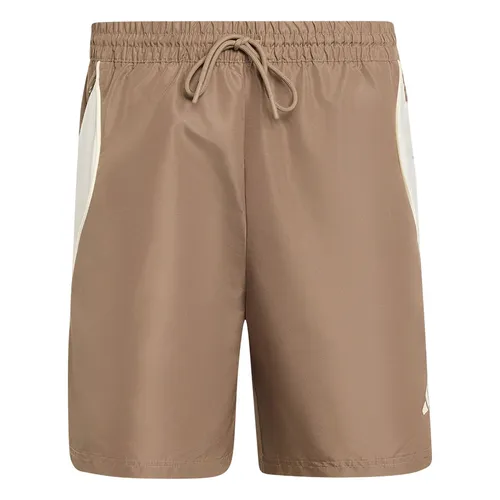 Quần Short Nam Adidas Stadium KR7777 Khaki Six Màu Be Nâu Size S