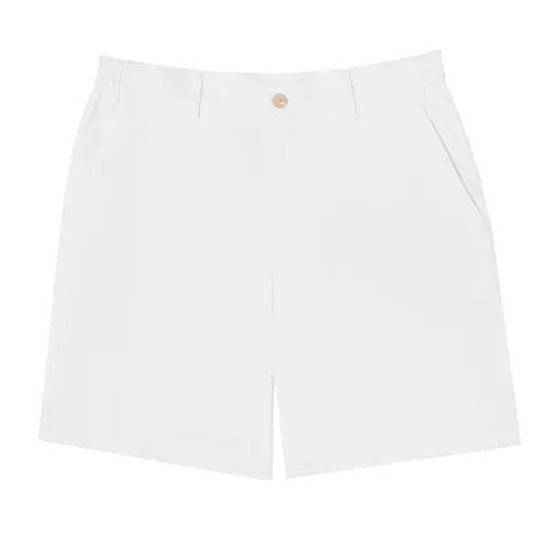 Quần Short Nam Lacoste Bermuda Sport Regular Fit Shorts FH379E 001 Màu Trắng Size 38