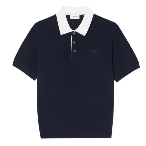 Áo Polo Nam Lacoste Regular Fit Navy Blue PH943E 166 Màu Xanh Đen Size 3
