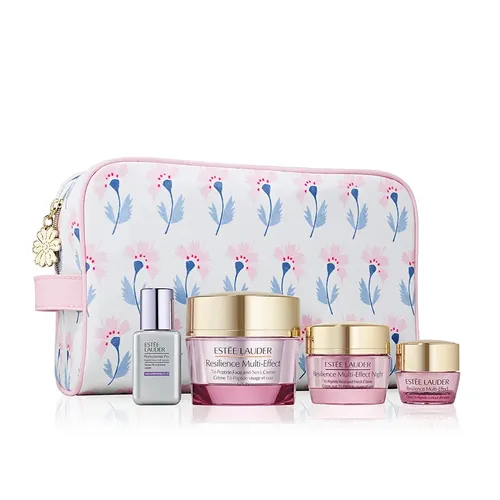 Bộ Dưỡng Da Estée Lauder Resilience Multi-Effect Radiance Routine Skincare Gift Set 5 Món