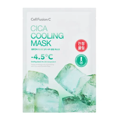 Mặt Nạ Giấy Hạ Nhiệt Da Nhạy Cảm Cell Fusion C CICA Cooling Mask (Hộp 5 miếng)