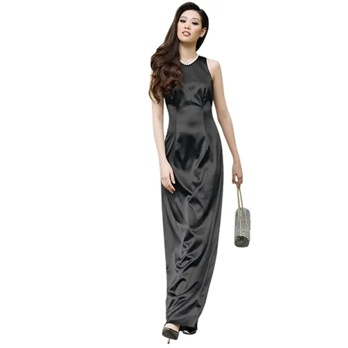 Váy Suông Nữ F2 Fashion & Freedom Queen Of The Night Black Silk Dress D414-D-S-0520 Màu Đen Size S