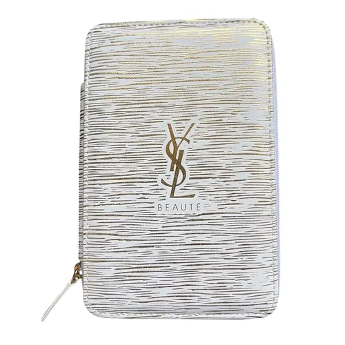 Túi Đựng Cọ & Mỹ Phẩm Yves Saint Laurent YSL Limited Gift Màu Trắng