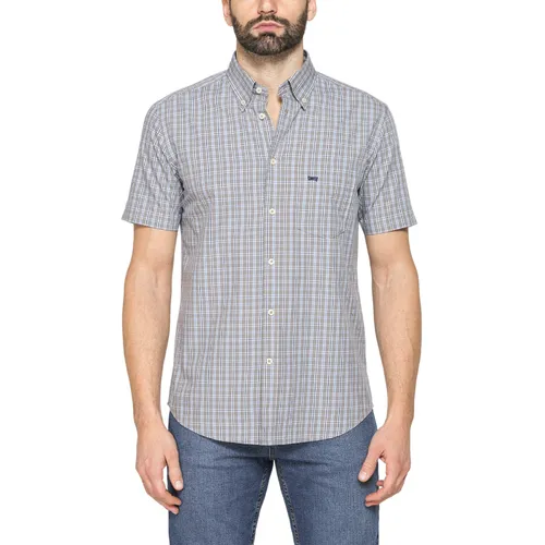 Áo Sơ Mi Nam Carrera Jeans 213C1230A_L015 Màu Xám Kẻ Size M