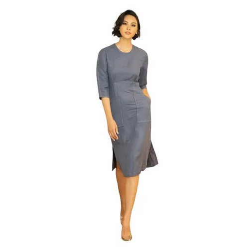 Váy Liền Nữ F2 Fashion & Freedom Stay Classy D388-XT-S-1020 Màu Xanh Size S