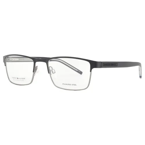 Kính Mắt Cận Nam Tommy Hilfiger Demo Rectangular Men's Eyeglasses TH 1944 0RZZ 53 Màu Đen