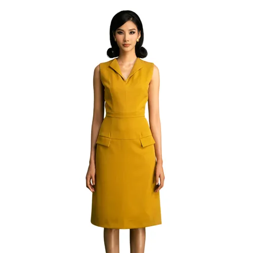 Váy Ruby Nữ F2 Fashion & Freedom I Can And I Will HT-D08-VN-S-0121 Màu Vàng Size S