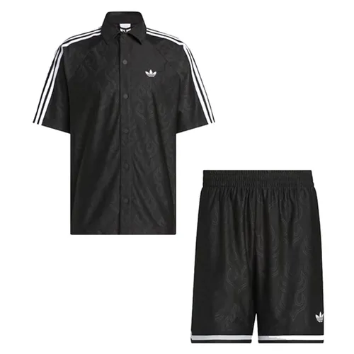 Bộ Thể Thao Nam Adidas Short Basketball Flame Top Màu Đen&nbsp;Size S
