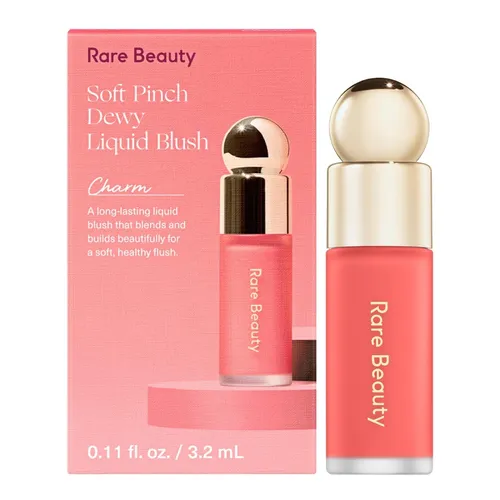 Má Hồng Dạng Kem Rare Beauty Soft Pinch Liquid Blush Charm Màu Hồng San Hô 3.2ml