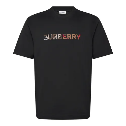 Áo Phông Nam Burberry Logo T-Shirt 8111829 Màu Đen Size XS
