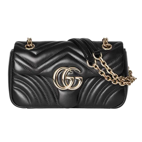 Túi Đeo Vai Nữ Gucci GG Marmont Small Shoulder Bag 837280 AAE38 1000 Màu Đen