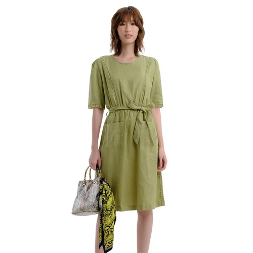 Váy Linen Nữ F2 Fashion & Freedom Becoming Unveil D522-XD-S-0721 Màu Xanh Đen Size S