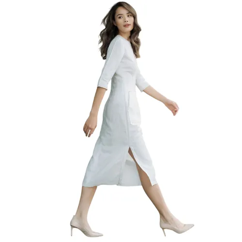 Váy Nữ F2 Fashion & Freedom Linen D388-T-S-0919 Màu Trắng Size S