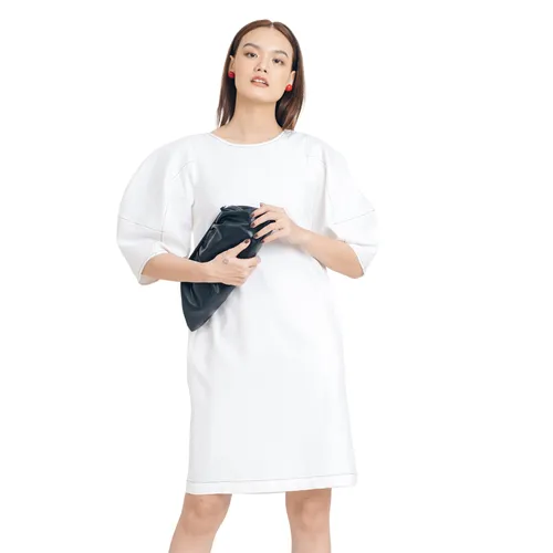 Váy Linen Nữ F2 Fashion & Freedom D540-TCN-S-0621 Màu Trắng Size S
