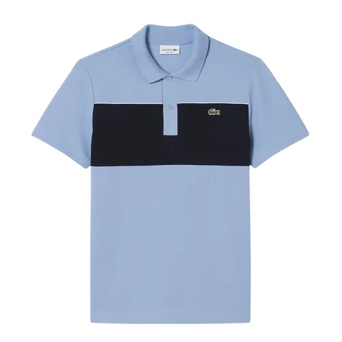 Áo Polo Nam Lacoste Regular Fit Colorblock Piqué PH0895 - 3PT Màu Xanh Blue Size 4