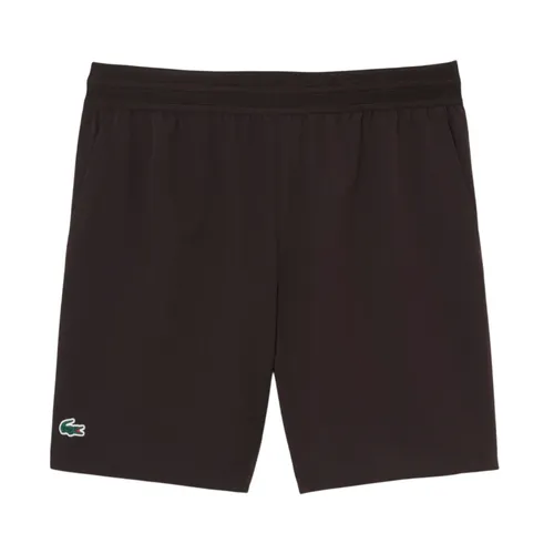 Quần Short Nam Lacoste Ultra Dry Stretch Tennis Shorts GH9961 52 3LA Màu Nâu Size 5