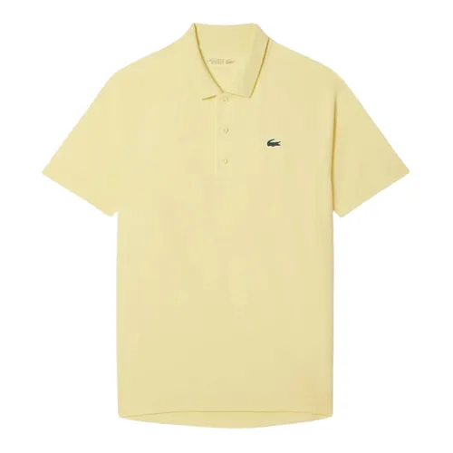 Áo Polo Len Nam Lacoste Men's Regular Fit UV Protect Golf DH3201 - 107 Màu Vàng Size 3