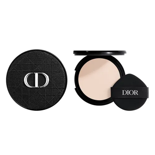 Combo Case Dior Forever Embroidered Cannage + Lõi Phấn Nước Dior Forever Hydra Glow Cushion Tone 00N