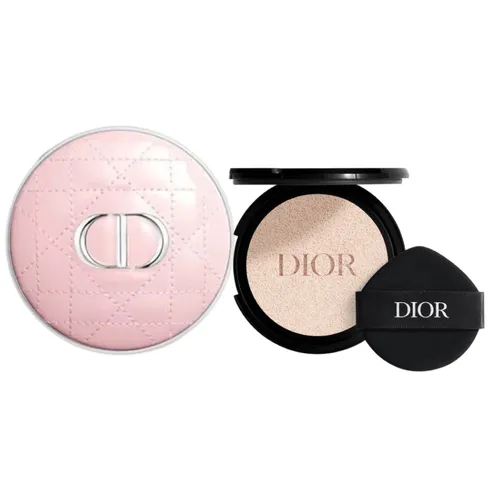 Combo Vỏ Hộp Phấn Dior Pink Cannage + Lõi Cushion Dior Forever Matte Tone 00N