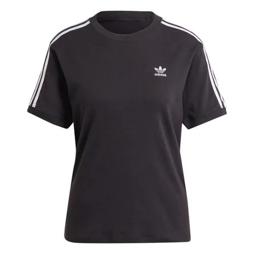 Áo Thun Nữ Adidas Lifestyle 3-Stripes Black IU2420 Tshirt Màu Đen Size M