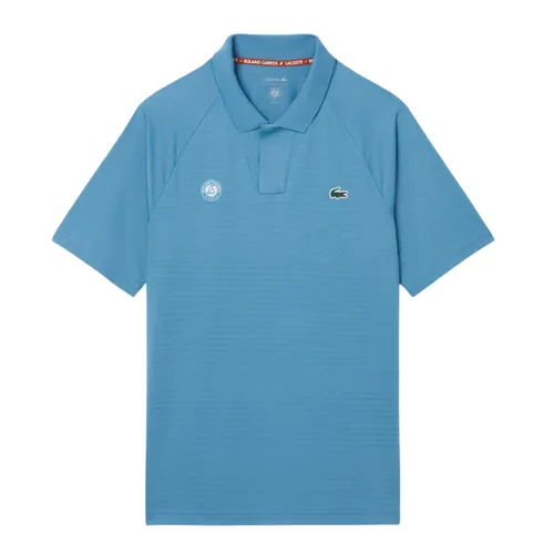 Áo Polo Nam Lacoste X Roland Garros Edition Tennis Polo Shirt DH0333 52 JBK Màu Xanh Blue Size 3