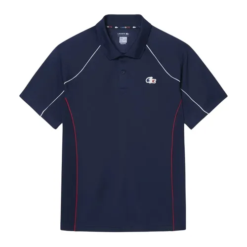 Áo Polo Nam Lacoste French Tennis Team DH0468 - 166 Màu Xanh Navy Size 3