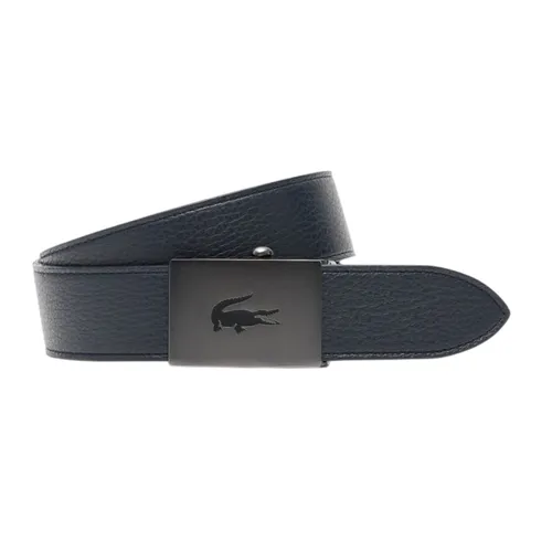 Thắt Lưng Nam Lacoste Men's Leather Belt RC001 - P05 Màu Xanh Navy