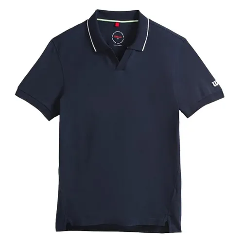 Áo Polo Nam Wilson Men's T-shirt Ace Johnny Collar Polo Short Sleeve TPS83 - DBC Màu Xanh Đen Size M