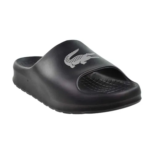 Dép Nam Lacoste Serve 2.0 2252 DK GRY Màu Đen Xám Size 7
