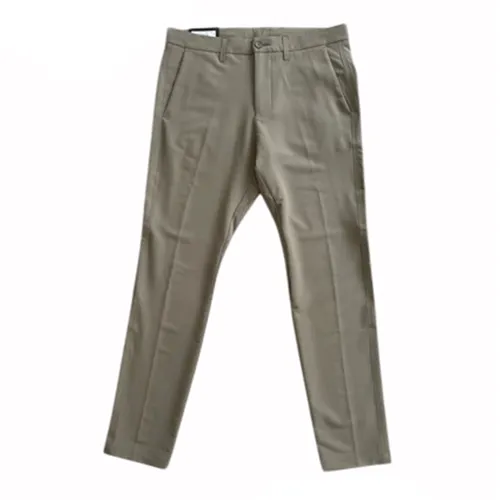 Quần Dài Nam Hugo Boss Stretch Fabric Super Slim Fit Màu Xám Size 30